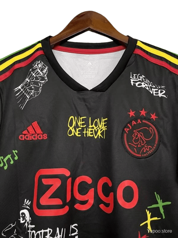 Bob marley ajax shirt special edition quotes reggae tribute authentic