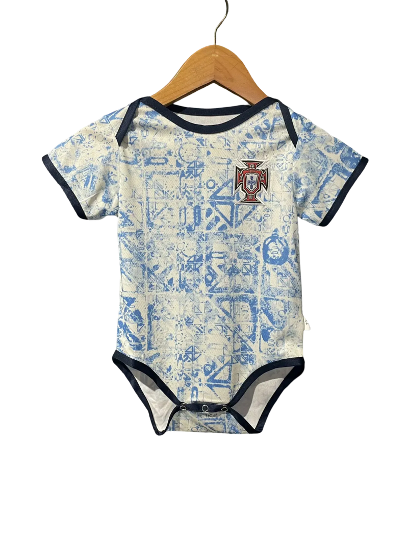 Portugal 2024/25 Away Infant Football Kits - LEAKITS
