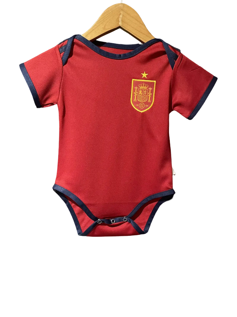 Spain 2024/25 Baby Football Kit Home Red - LEAKITS