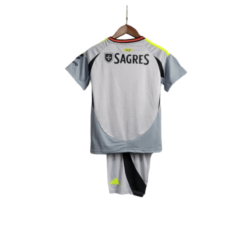 Benfica Kids Jersey Third 2024/25 Gray - LEAKITS