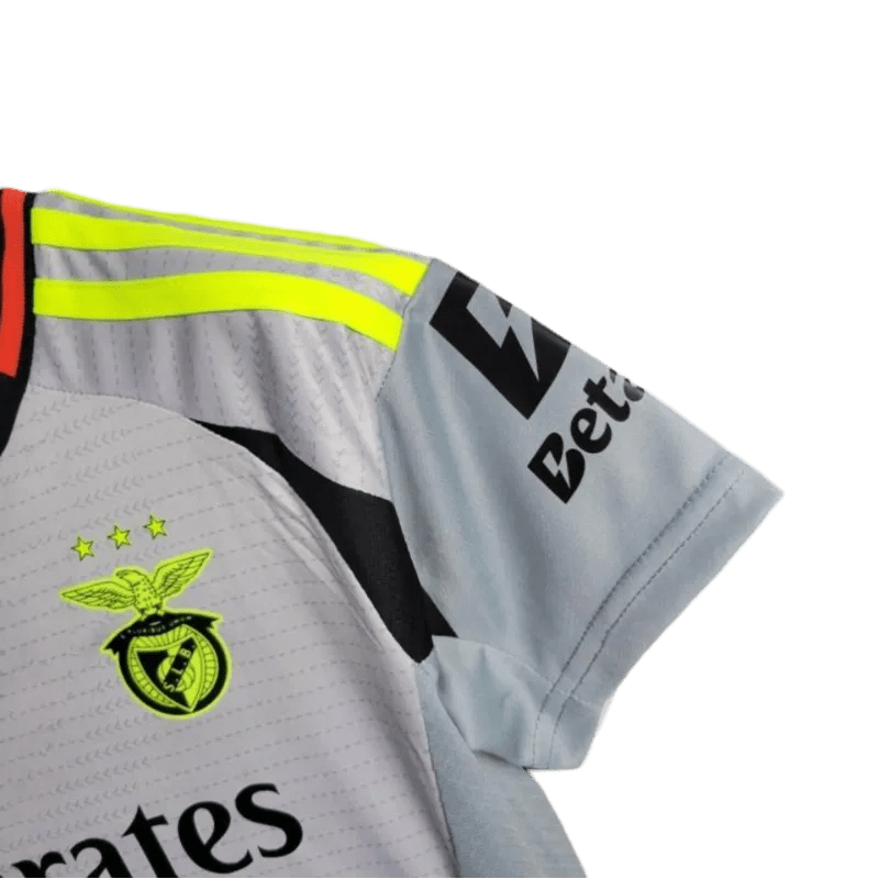 Benfica Kids Jersey Third 2024/25 Gray - LEAKITS