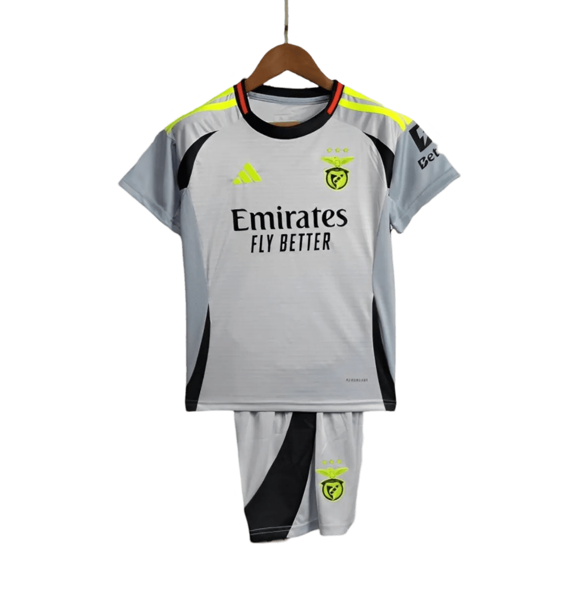 Benfica Kids Jersey Third 2024/25 Gray - LEAKITS