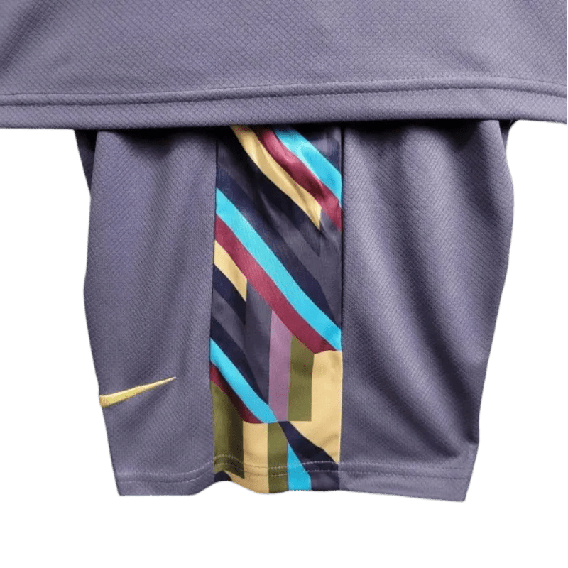 Kids England Kit Away 2024/25 Purple - LEAKITS