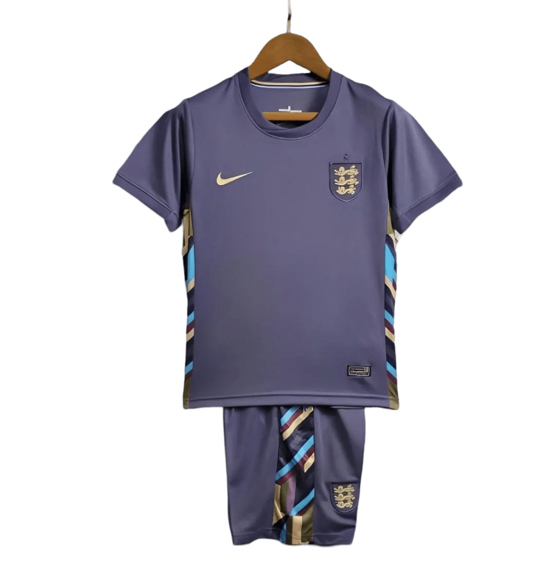 Kids England Kit Away 2024/25 Purple - LEAKITS
