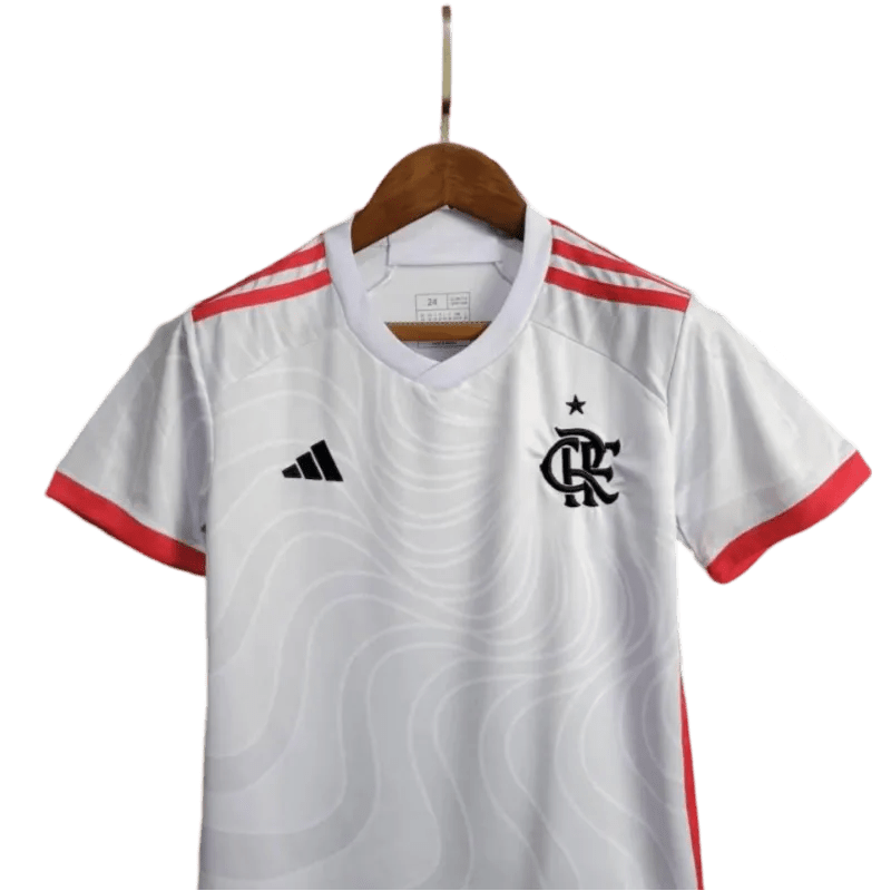 Flamengo Kids Jersey Away 2024/25 White - LEAKITS