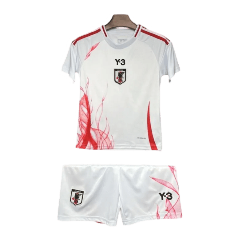 Japan Y3 Kids Kit Away 2024/25 White - LEAKITS