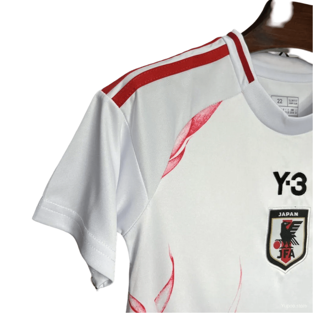 Japan Y3 Kids Kit Away 2024/25 White - LEAKITS