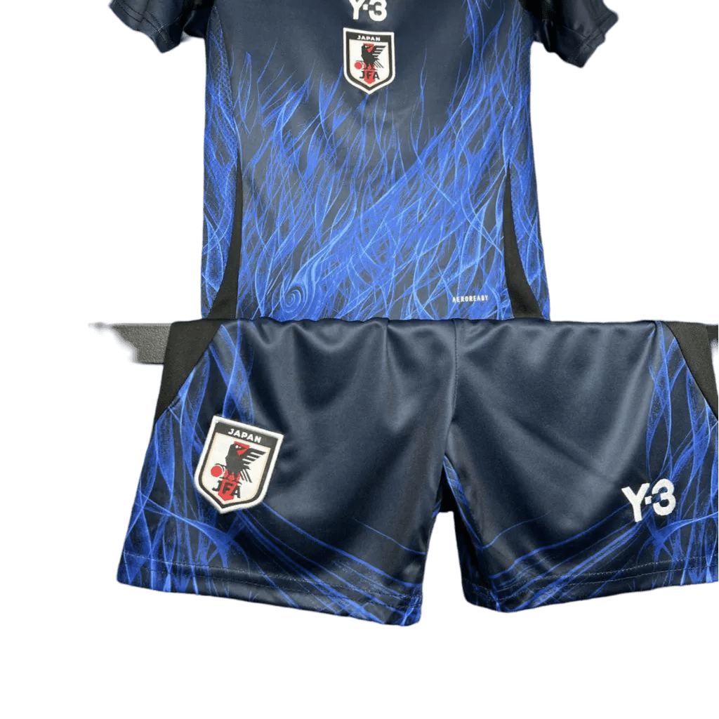 Japan Kids Kit Home 2024/25 Navy Y3 Blue Flame - LEAKITS