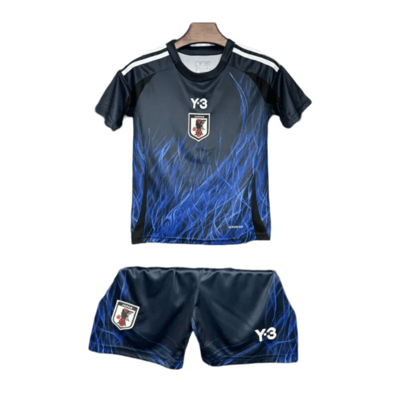 Japan Kids Kit Home 2024/25 Navy Y3 Blue Flame - LEAKITS