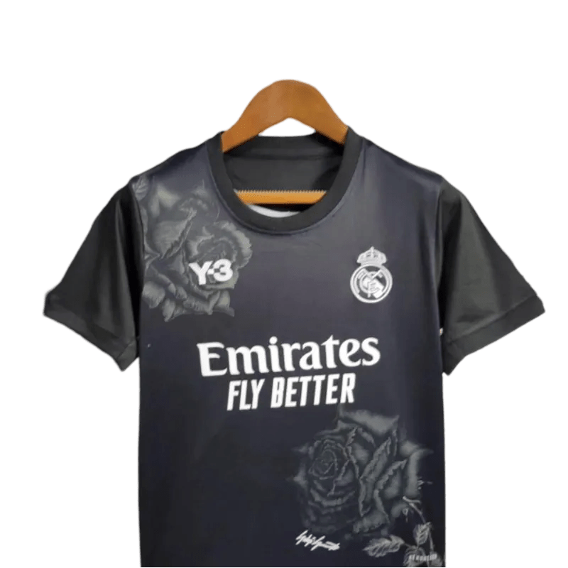 Real Madrid 2024/25 Kids Kit Y3 Version Black - LEAKITS