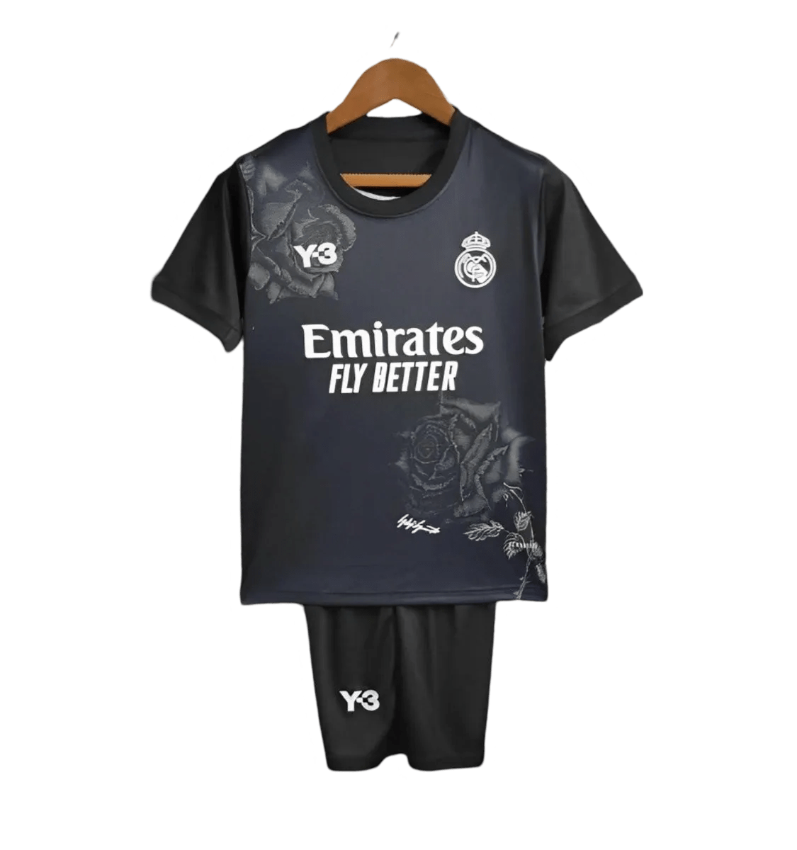 Real Madrid 2024/25 Kids Kit Y3 Version Black - LEAKITS