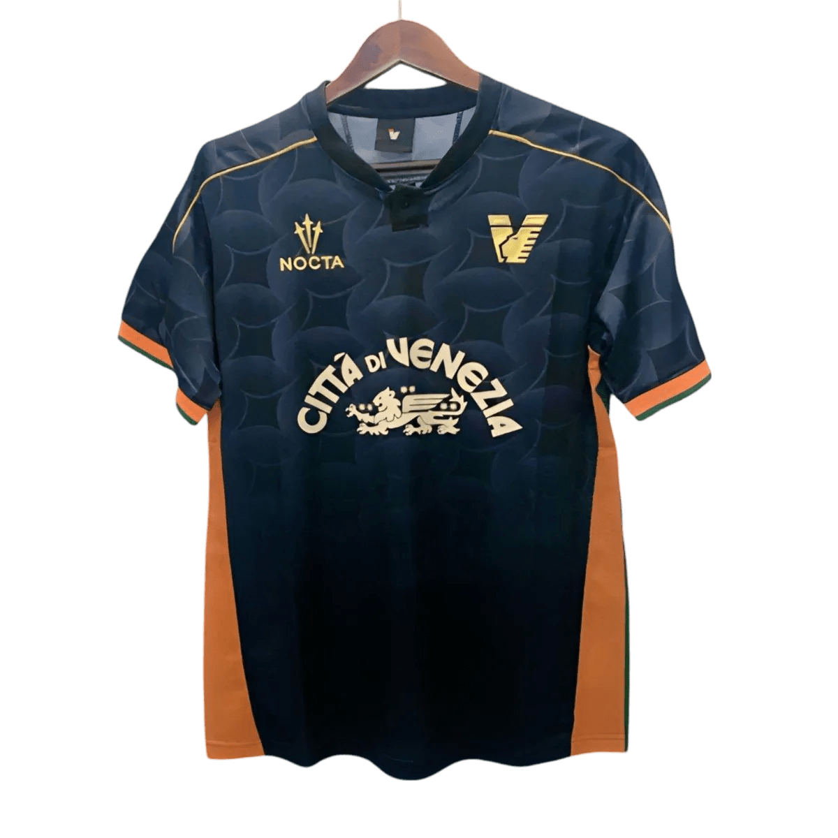 Venezia soccer jersey 24/25 home fan version navy blue orange nocta current season venice LEAKITS Store
