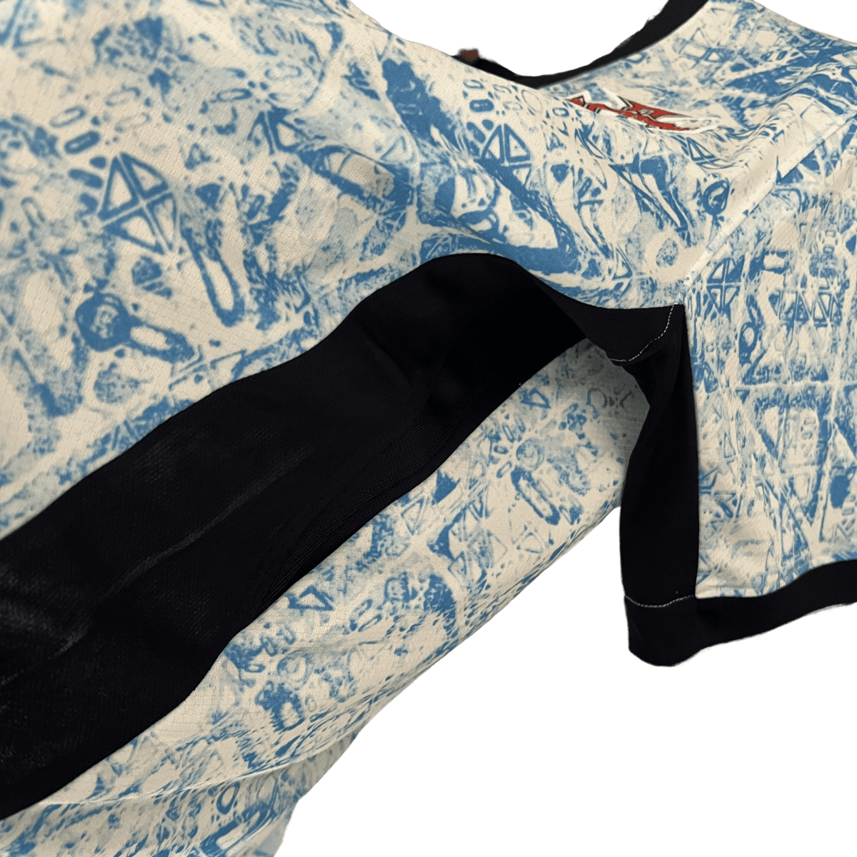 Portugal euro away jersey 2024 white blue distinctive construction heritage