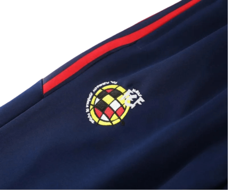 2024 Spain Navy Full Zipper Jacket + Long Pants | GoatGears Store - LEAKITS
