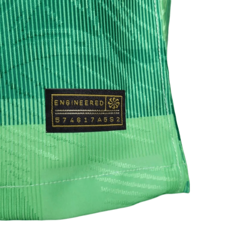Liverpool green kit player version 23/24 away green white athletic construction heritage