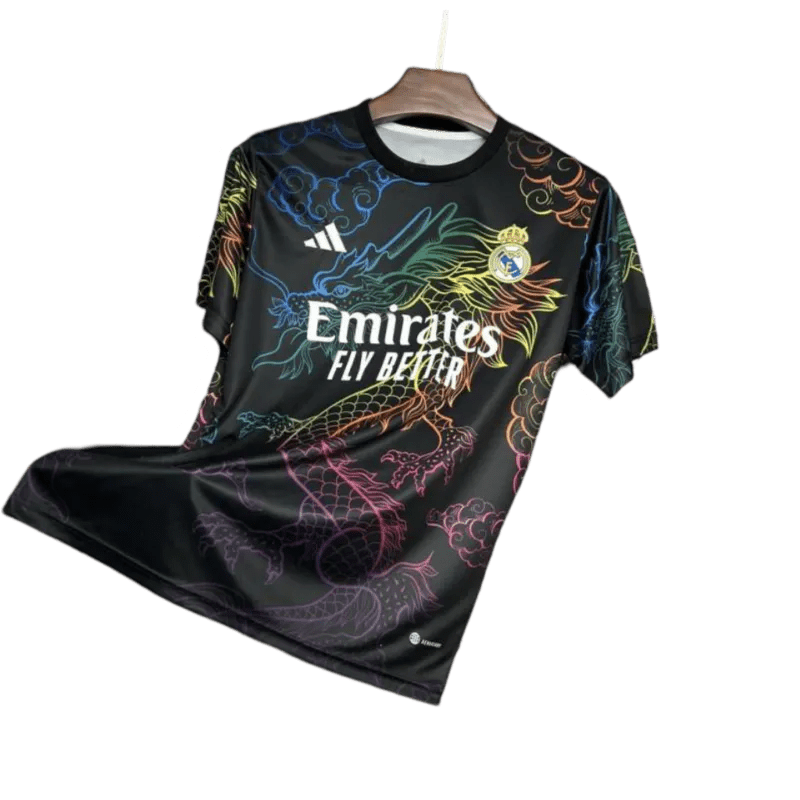 Real madrid black dragon kit 24/25 special edition asian heritage authentic design