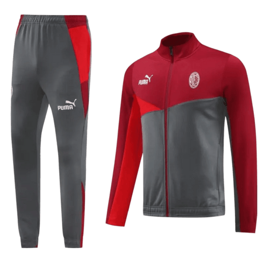 2024/2025 AC Milan RedGrey Full Zipper Jacket + Long Pants | GoatGears Store - LEAKITS