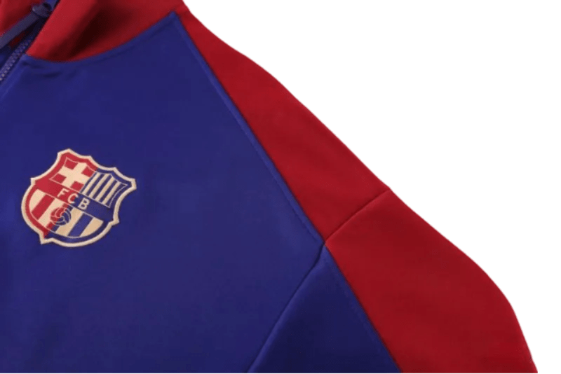 2024/2025 Barcelona Blue & Red Full Zipper Jacket + Long Pants | GoatGears Store - LEAKITS
