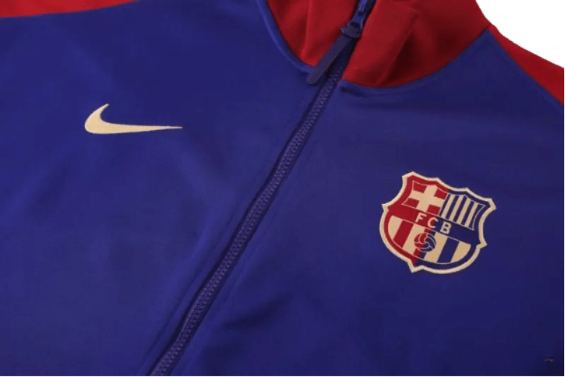 2024/2025 Barcelona Blue & Red Full Zipper Jacket + Long Pants | GoatGears Store - LEAKITS