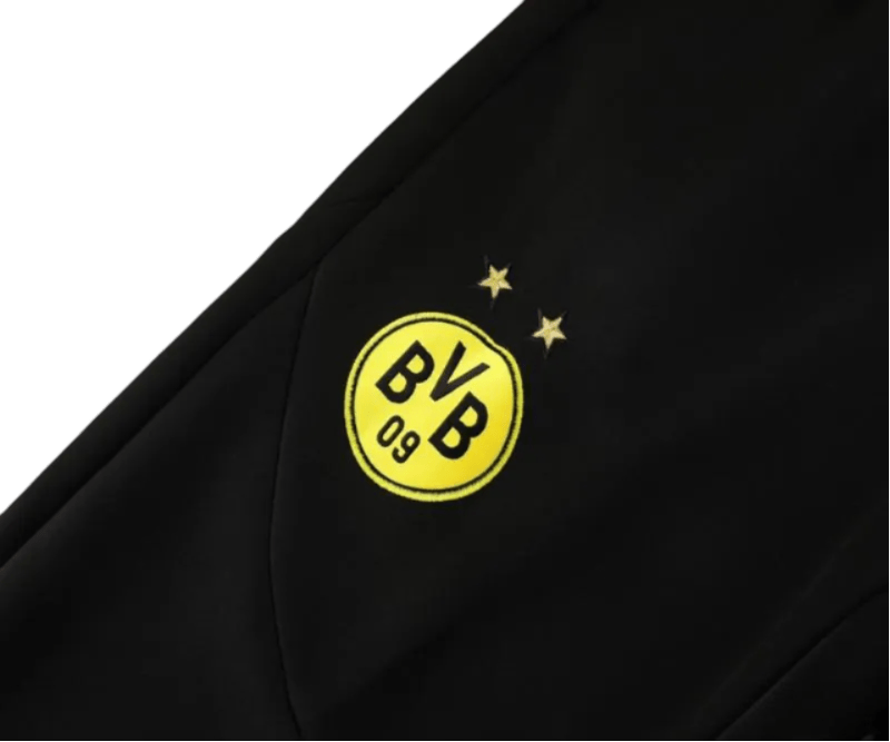 2024/2025 Borussia Dortmund Black & Yellow Full Zipper Jacket +Long Pants | GoatGears Store - LEAKITS