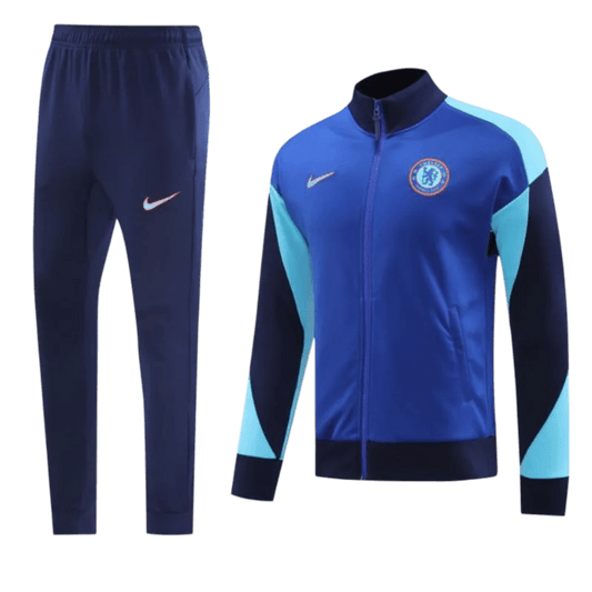 2024/2025 The Blues Dark Blue Full Zipper Jacket +Long Pants | GoatGears Store - LEAKITS