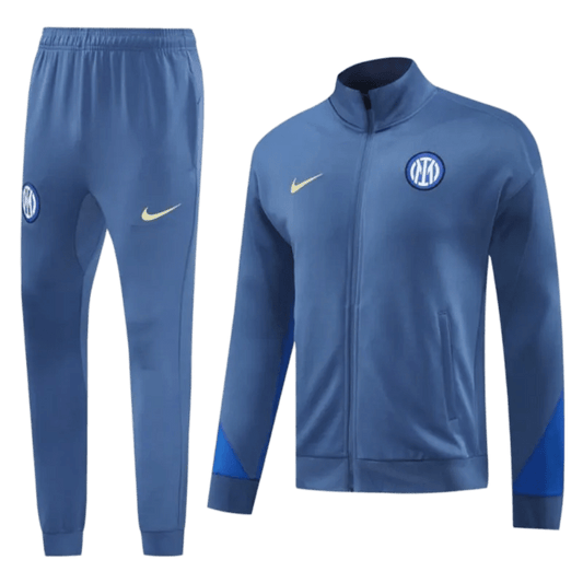 2024/2025 Inter Milan Blue Full Zipper Jacket + Long Pants | GoatGears Store - LEAKITS