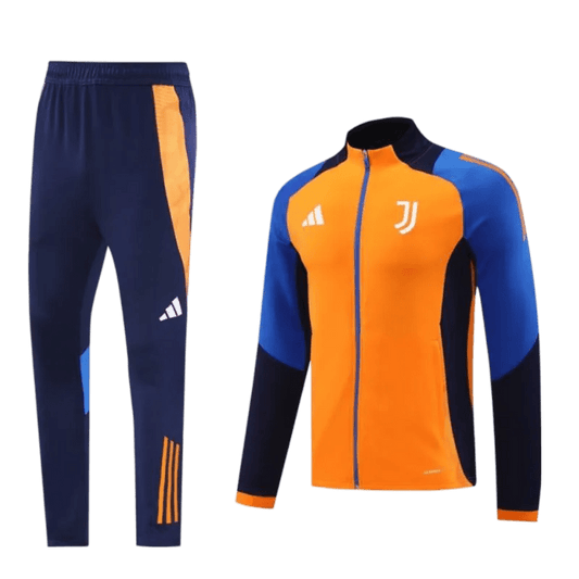 2024/2025 Juventus Orange Full Zipper Jacket + Long Pants | GoatGears Store - LEAKITS