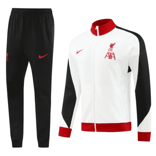 2024/2025 Athletic Grounds White Full Zipper Jacket + Long Pants | GoatGears Store - LEAKITS