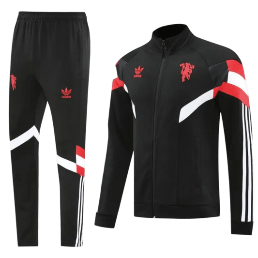 2024/2025 Newton Heath Black Full Zipper Jacket + Long Pants | GoatGears Store - LEAKITS