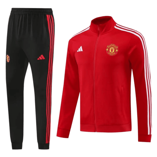 2024/2025 Newton Heath Red Full Zipper Jacket + Long Pants | GoatGears Store - LEAKITS