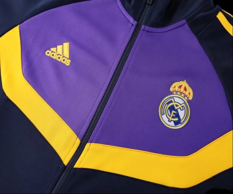 2024/2025 Real Madrid Black & Purple Full Zipper Jacket +Long Pants | GoatGears Store - LEAKITS