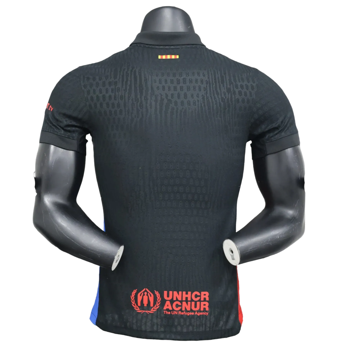 Barcelona jersey away player version 24/25 black athletic construction professional heritage