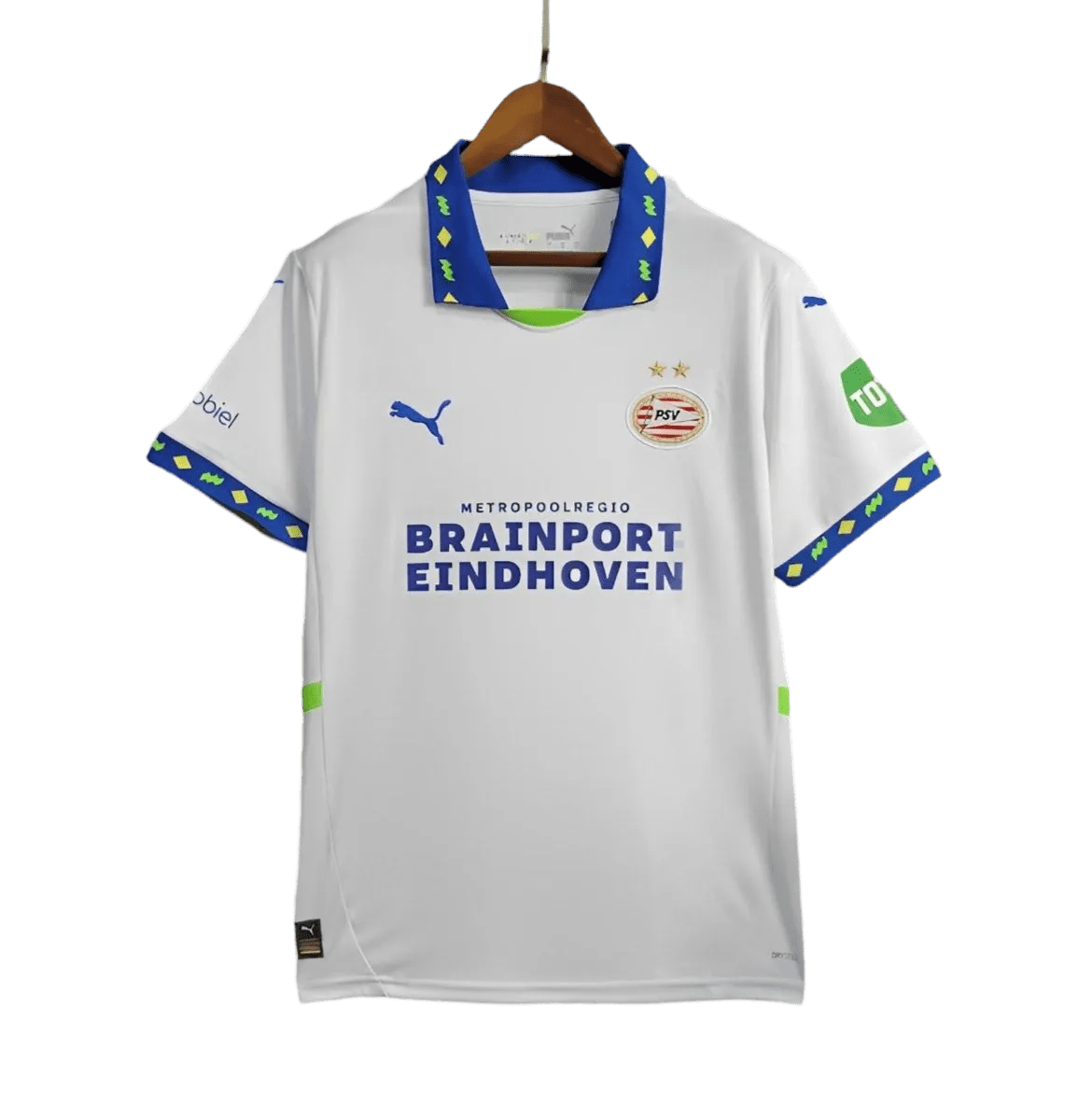 PSV shirt 24/25 third fan version white blue green accents brainport eindhoven special eredivisie LEAKITS Store