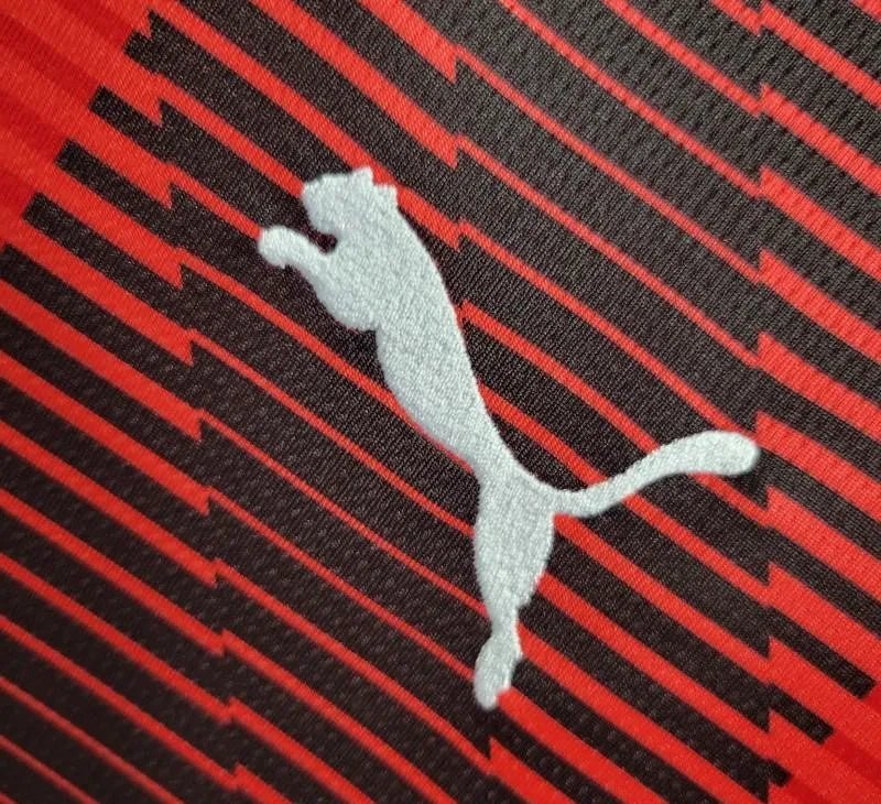 AC milan football jersey 23/24 home ac milan jersey collection geometric