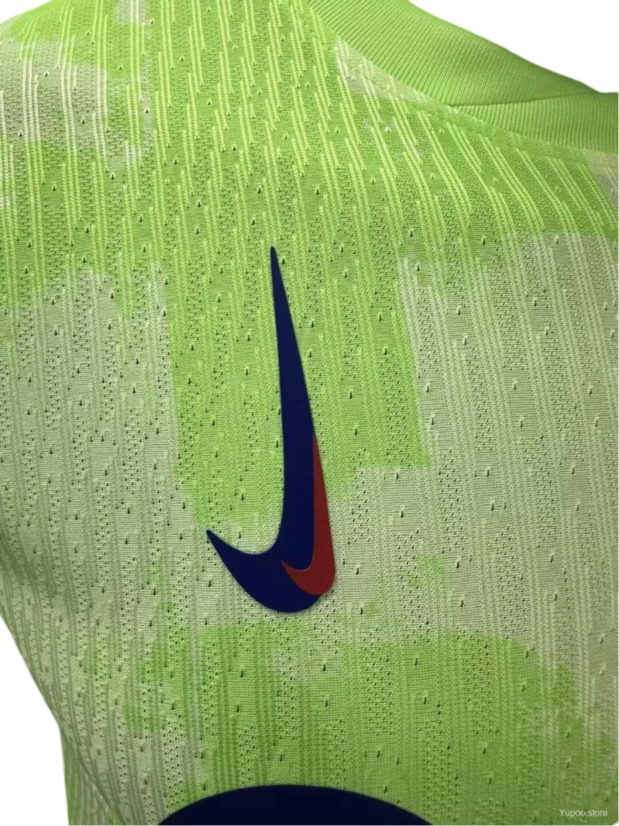 Barcelona kit third player version 24/25 athletic green geometric professional construction