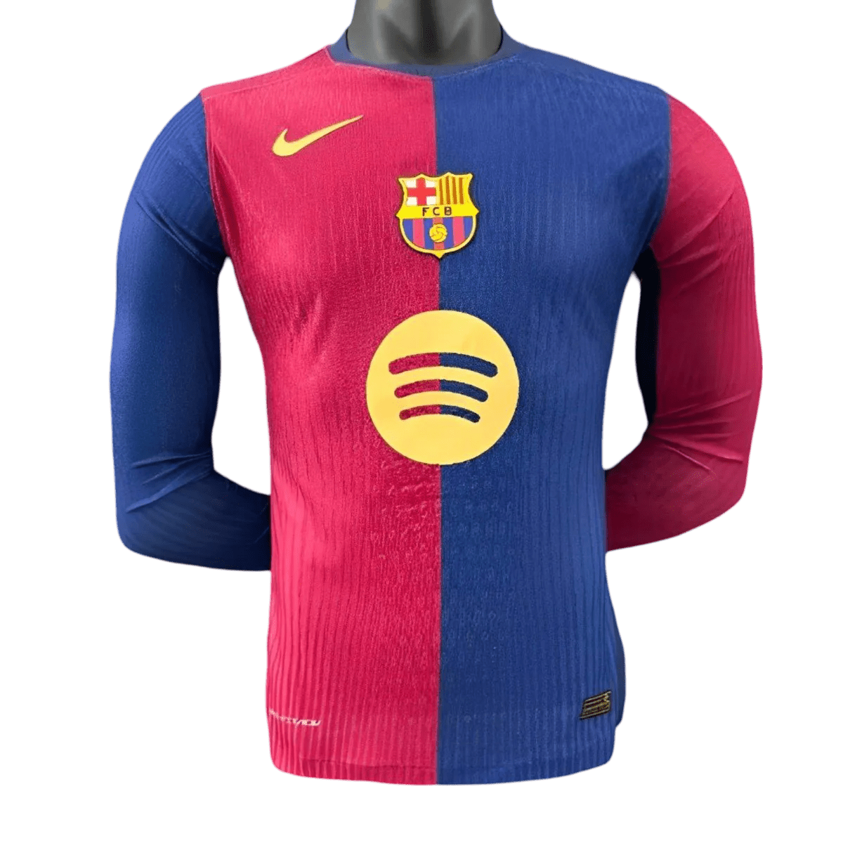 FC barcelona long sleeve jersey 24/25 player version home extended coverage athletic LEAKITS Store