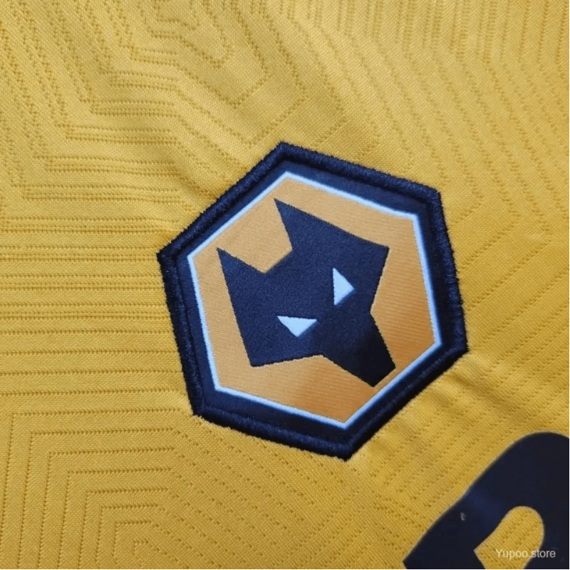 Wolves jersey home 24/25 gold design authentic construction heritage quality