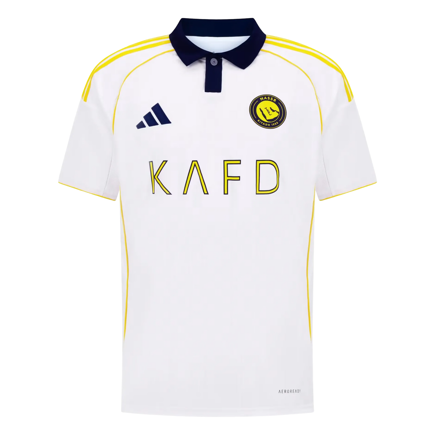 Al nassr third kit 25/26 fan version white gold accents kafd ronaldo era distinctive LEAKITS Store