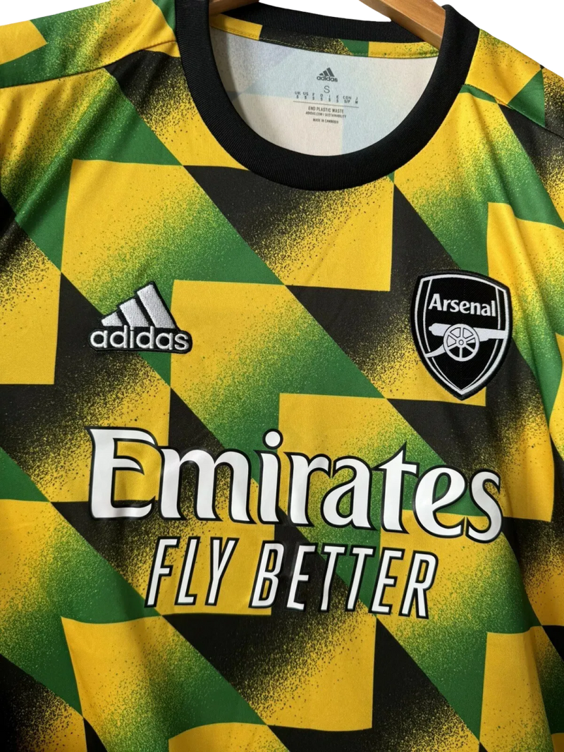 Arsenal jamaica kit 22/23 bruised banana special edition geometric heritage authentic