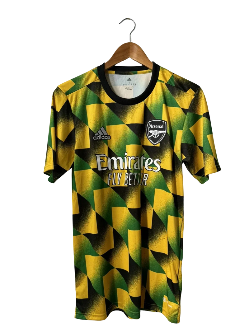 Arsenal jamaica jersey 22/23 bruised banana special edition yellow green geometric LEAKITS Store