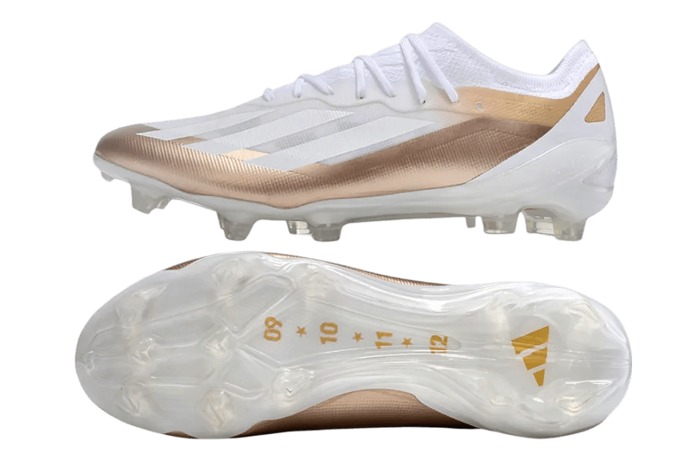 Adidas X Crazyfast - MESSI.1 FG - White & Gold | GoatGears Store - LEAKITS