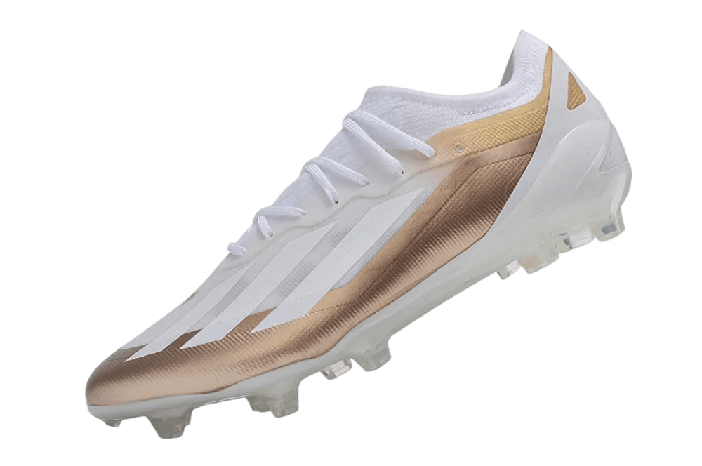 Adidas X Crazyfast - MESSI.1 FG - White & Gold | GoatGears Store - LEAKITS