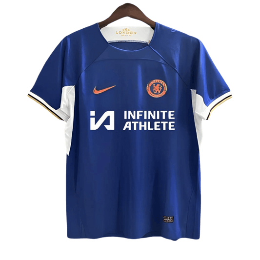 Chelsea kits 23/24 home fan version royal blue white accents infinite athlete season blues LEAKITS Store