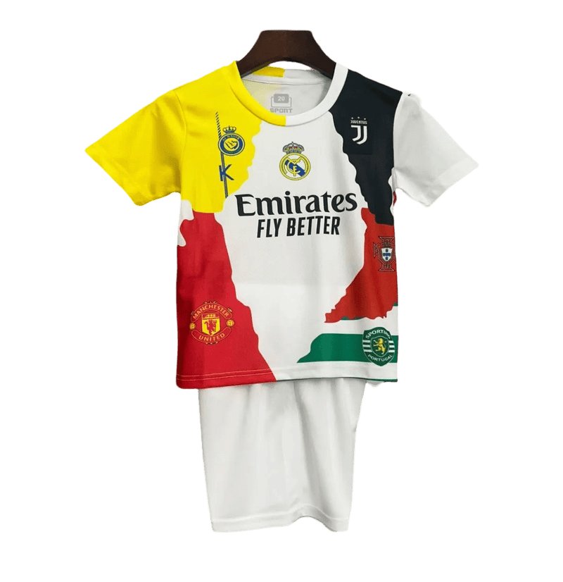 All club ronaldo youth jersey career tribute sporting madrid united kids LEAKITS Store