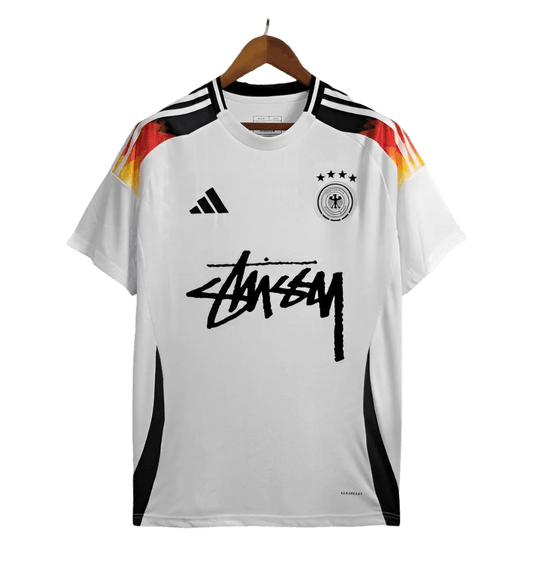 Germany Stussy Jersey Collaboration White Streetwear - LEAKITS