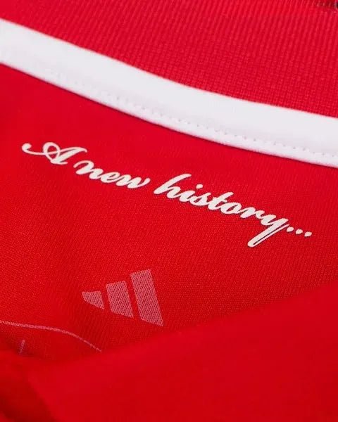 Nottingham forest fc jersey home 25/26 red white authentic construction heritage
