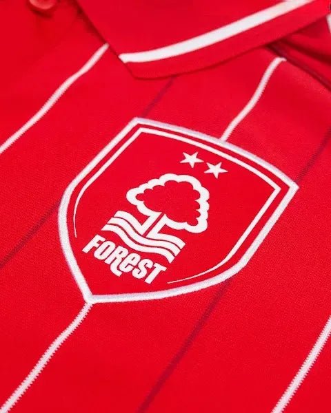 Nottingham forest gear home 25/26 red design authentic construction heritage quality