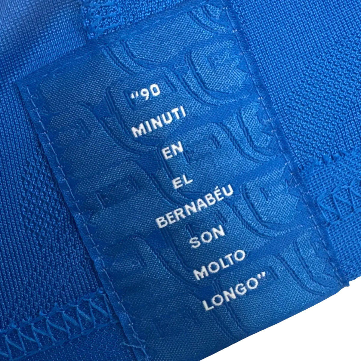 Real madrid third jersey 25/26 blue emirates authentic construction heritage