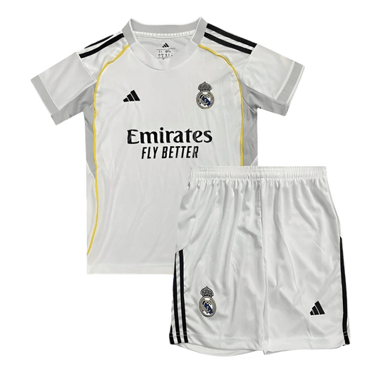 Real Madrid kids kit - 2025/2026 Home - LEAKITS