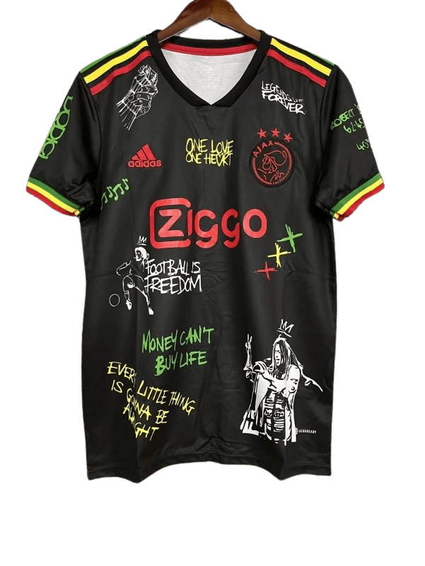 Bob marley ajax shirt special edition reggae quotes rastafari artwork LEAKITS Store